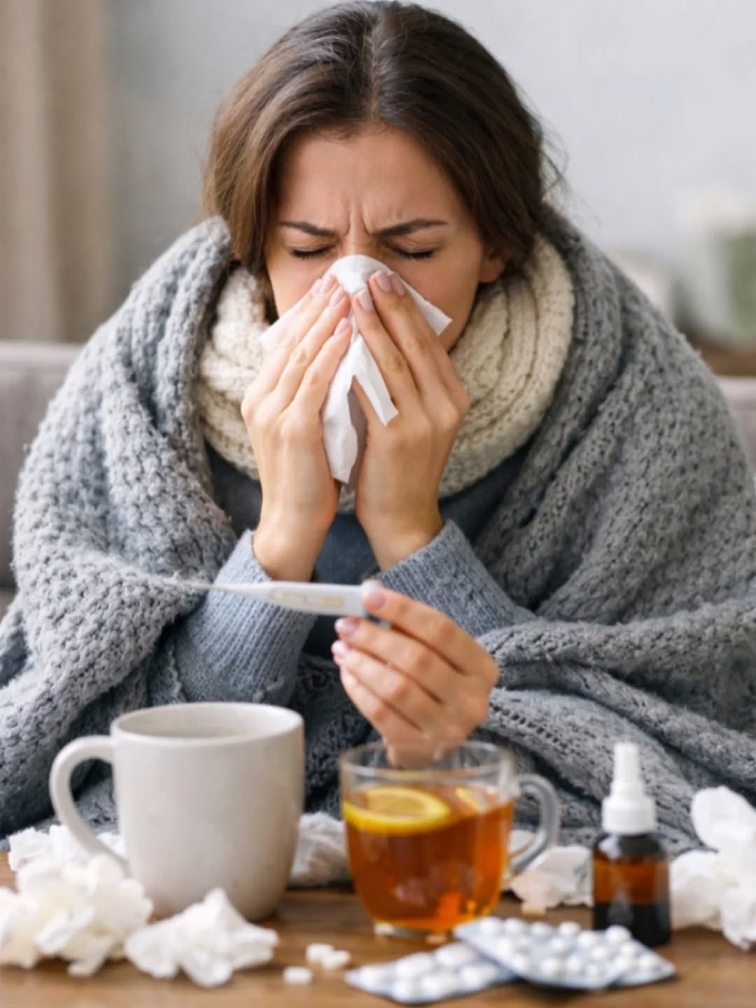 ЖРВИ тыныс алу жолдарын зақымдайды