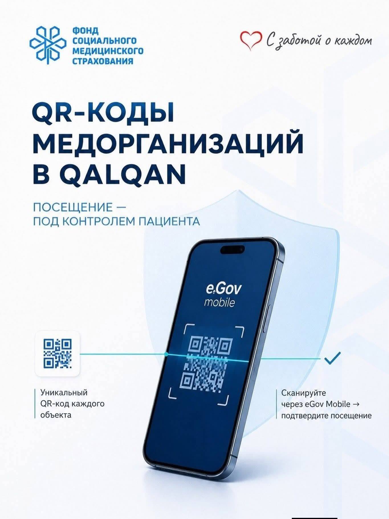 QR-коды медицинской организации Qalqan
